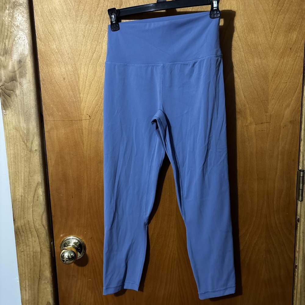 Lululemon Leggings Size XL Blue Gray Water Drop Align High Rise Asia Fit